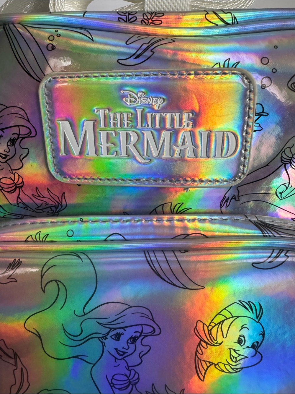 Disney The Little Mermaid Holographic BuckleDown Crossbody Bag - Picture 2 of 8